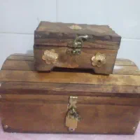 صندوقچه چوبی با چوب گردو