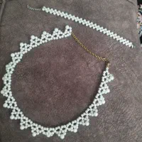 گردنبند و دستبند مرواریدی