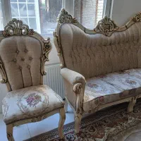 مبل ۷ نفره سلطنتی کرم
