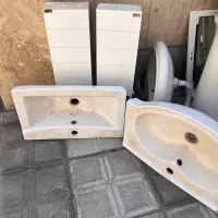 چند عدد سنگ روشویی سالم و کم کار کرده