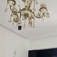 دو عدد لوستر برنجی