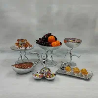 فروش عمده ظروف پذیرایی آلومینیومی ۳ سال ضمانت رنگ
