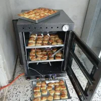 تنور گازی یخچالی چهار شعله