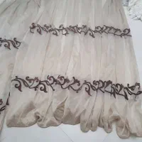 فروش دوعدد پرده و میله پرده