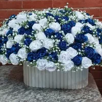 گل ربانی با روبان