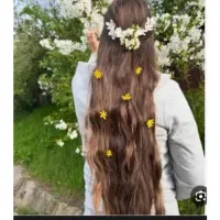 مو بدون رنگ