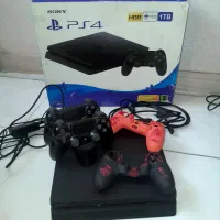 ps4 slim 1tb  همراه دو دسته و شارژر دسته