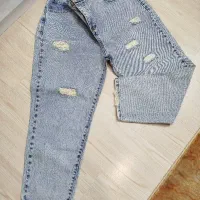 شلوار لی زاپ سایز 36 کاملا نو
