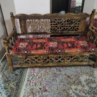 مبل سنتی هفت نفره و میز نهارخوری