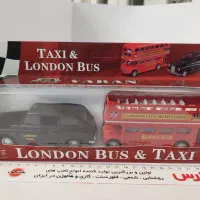 ماکت فلزی ست اتوبوس و تاکسی قدیمی لندن