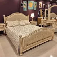 پایه چوبی تخت پارچه شیاردار
