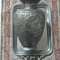 گلدان قلمکاری عتیقه