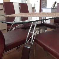 میز ناهار خوری ۶ نفری در حد نو