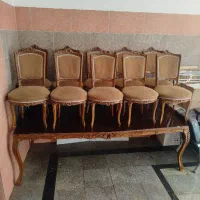 میز ناهار خوری ده نفره چوب گردو