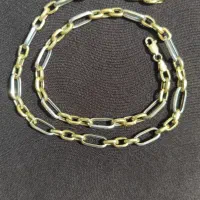 زنجیر40سانتی+نیم سکه+پارسیان1.5گرمی