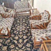 مبل هشت نفره چوب