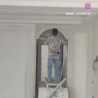 استاد گچکار زرنگ  روزمزد جهت سفید کاری