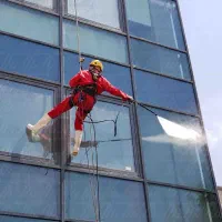 کارارتفاع پیچ و رولپلاک عایق طناب بدون داربست راپل