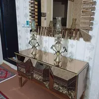 میز تی وی و کنسول آیینه ای|بوفه، ویترین، کنسول|سلماس, |دیوار