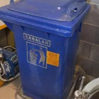 سطل زباله چرخدار  و پدالی  ۱۲۰ لیتری