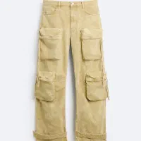 شلوار جین مردانه کارگو زارا zara