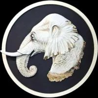 تابلوی بزرگ فیل قطر ۱۲۰ برند لوتوس اصیل زیر قیمت