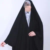 دوخت چادر جده ساده ، آستین مخمل
