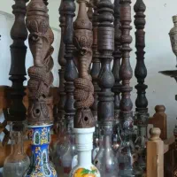 20عدد قلیان چوبی یزدی