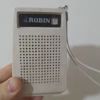 رادیو ROBIN ترانزیستوری قدیمی یک موج ساخت هنگ کنگ