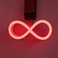 آویز خودرویی نئون طرح بی نهایت(infinity)