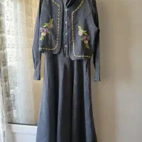 مانتو مخمل کبریتی