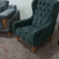 مبل راحتی ۷ نفره اسکارلت پایه چوبی و فلزی