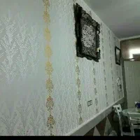نقاشی طرح کاغذدیواری (گچ کاری و تعمیرات سفیدکاری)