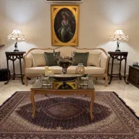 ست مبلمان ۷ نفره فرانسوی با ناهار خوری ۸ نفره