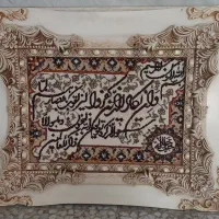تابلو فرش ماشینی  و قاب پرده