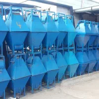 باکت بالابر ساختمانی تک فرغون ورق 1.5 ضخیم