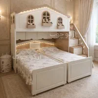 سرویس مجموعه دو طبقه تخت دوطبقه دو نفره نوجوان 90
