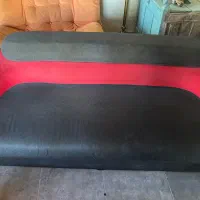 مبل سنگی ۶ نفره همراه با پاف جلو‌مبلی مثلثی