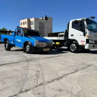 امدادخودرو یدک کش جرثقیل کفی خودروبر چرخگیر