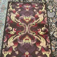 فرش گل ابریشم