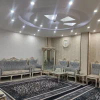 مبل استیل نه نفره وعسلی وبوفه