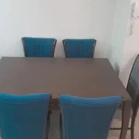 مبل راحتی ۷نفره به همراهدنهارخوری ۶نفره