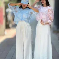 شومیز دخترانه پیترستی عمده و تک