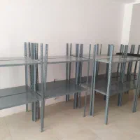 قفسه بندی فلزی طوسی . رگال . توری فلزی