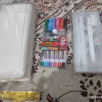 جامدادی چرمی و لوازم التحریر