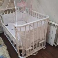 تخت کودک چوبی