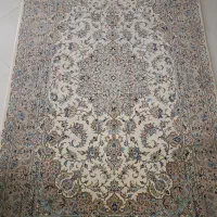سه تخته فرش ۶ متری دستباف کاشان گل ابریشم