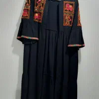 مانتو مشکی نو سایز ۱