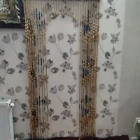 پرده تزیینی چوبی تمام مهره چوبی
