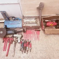 فروش کلی آچار و فرز و سنگ رومیزی